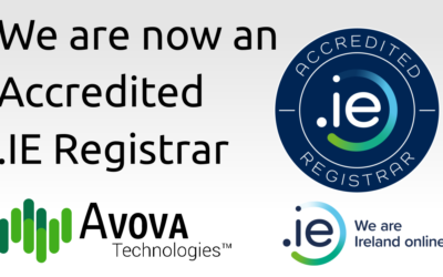 Avova Technologies are now an Accredited .IE Registrar